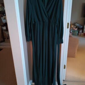 Baltic Born Deep Green Long Sleeve Dress